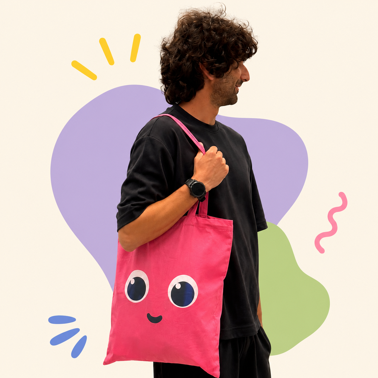 Borsa in cotone Octopus Energy